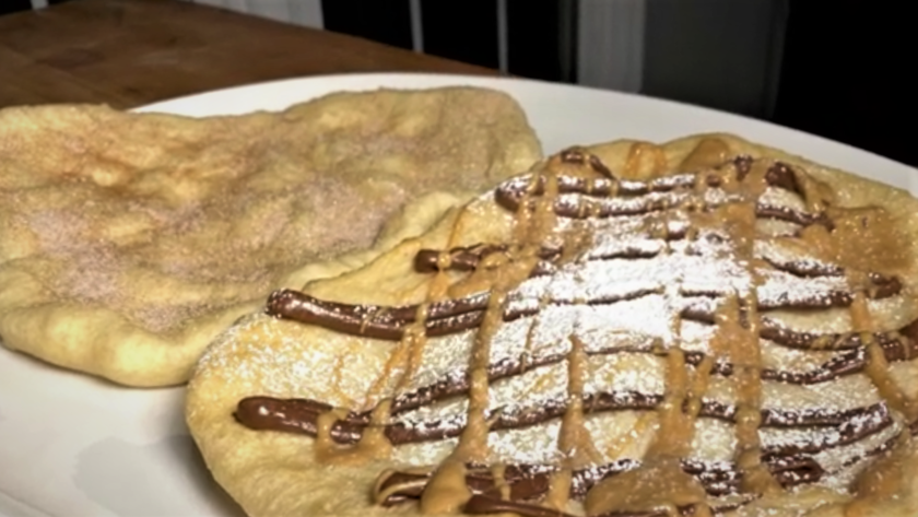 Pizza Fritta con Nutella