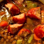 Zuppa di Lenticchie con salsiccia