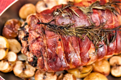 Filetto di maiale nel prosciutto