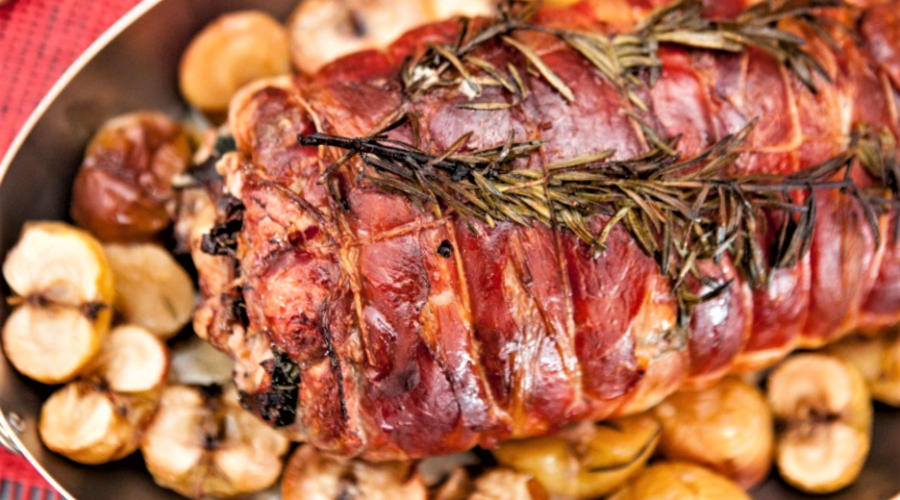 Filetto di maiale nel prosciutto